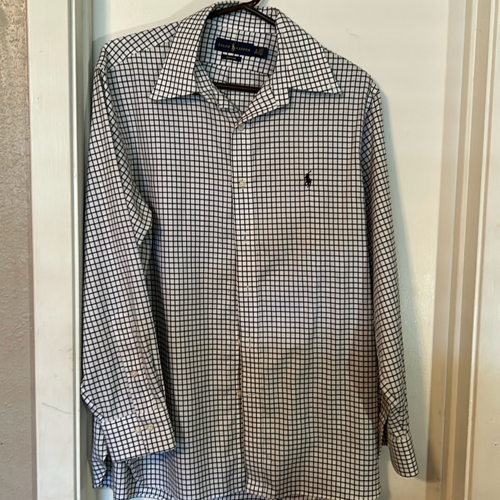 Polo Men’s Button Down Shirt Size 16 x32/33